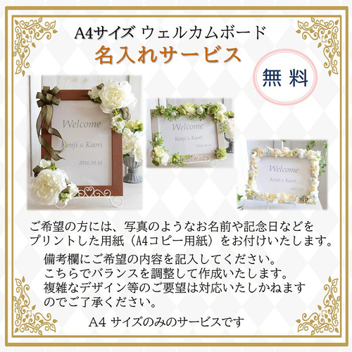 ウェルカムボード 手作りキット ウェディング 結婚式 手作り 材料 名