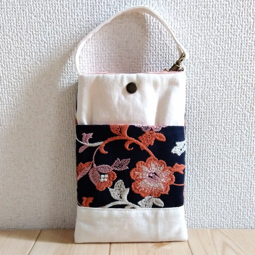 ハンドメイド　ハンカチ　スマホポーチ a32adb07b334941153277ddc23e82a