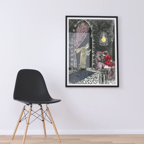 NO.98】トルコの童話アートポスター☆エキゾチックオリエンタル