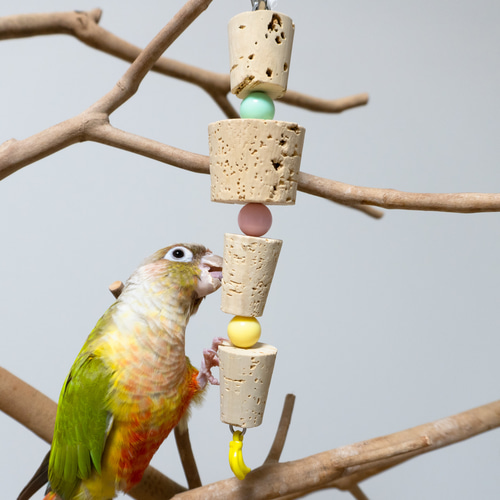 インコおもちゃ 鳥おもちゃ 少し長めのガジガジおもちゃ バードトイ