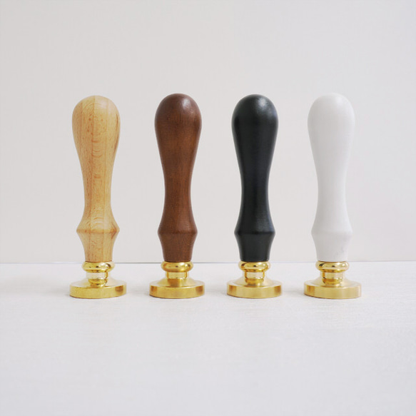 【HANDLE】シーリングスタンプ用【WOOD HANDLE】全４色 3枚目の画像