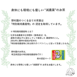 【予約】2024年新茶／狭山茶《ティーバッグ・上煎茶》15個入り 8枚目の画像