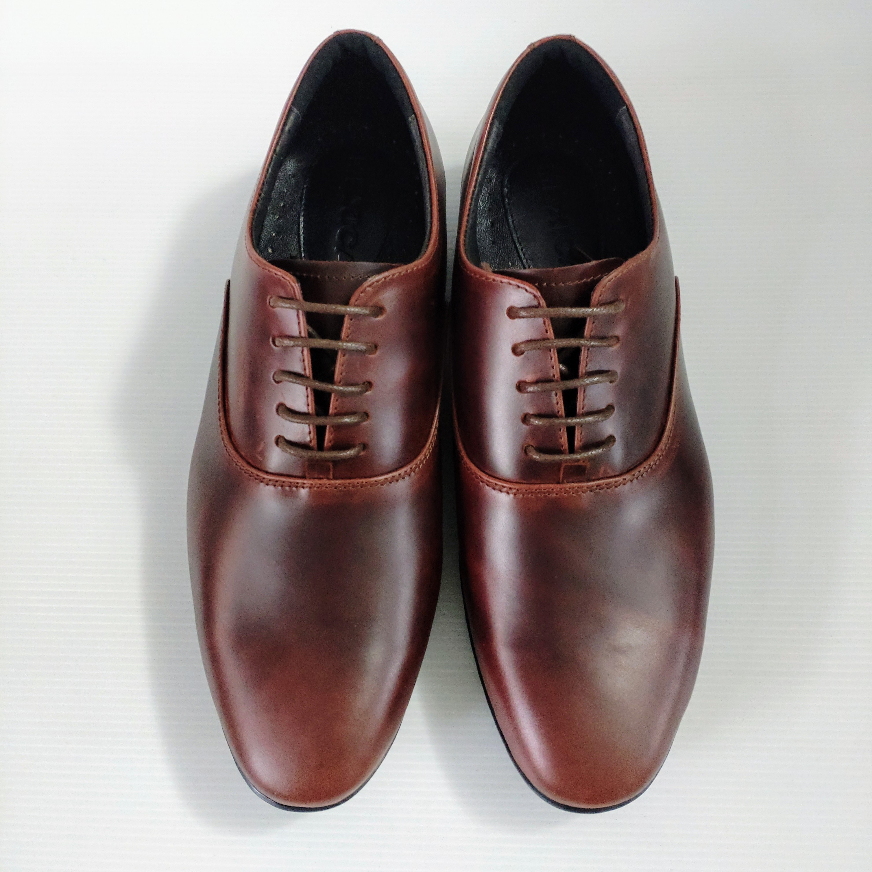 [ラグジュアリーレザー][完全受注生産モデル]　無料サイズ調整 熟練職人が選んだ上級レザー☆レッドブラウン☆