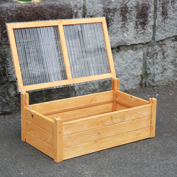 木製コンポスト｜底がないタイプ 家庭で作る自然の堆肥 生ごみを土に還す、エコアイテム 2枚目の画像