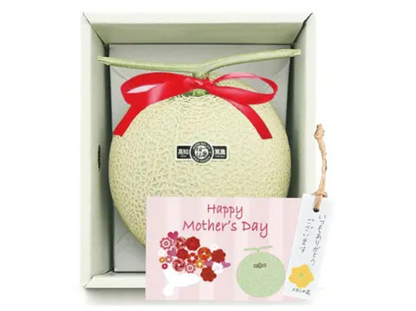 遅れてごめんね。母の日ギフトマスクメロン「1玉入り」 1枚目の画像