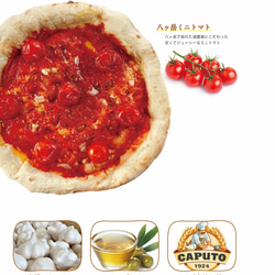 本格石窯焼き　八ヶ岳ミニトマトのマリナーラ　冷凍ピザ 2枚目の画像