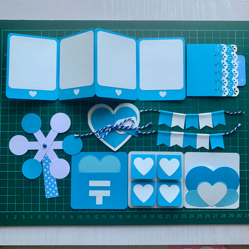 アルバム仕掛けセット① 青】 その他素材 Megumi 通販 11653071