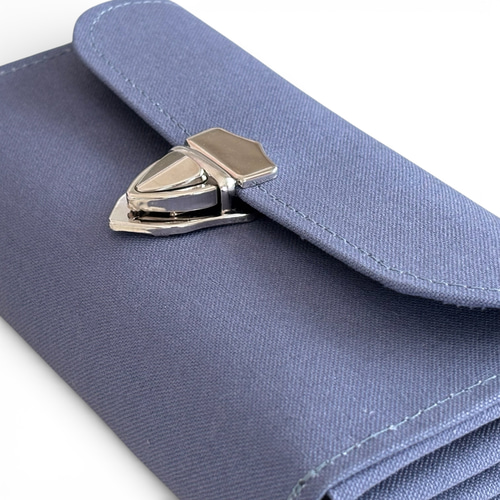改良型】家計やりくり財布/ブルーグレー 長財布 Mimity Handmade 通販