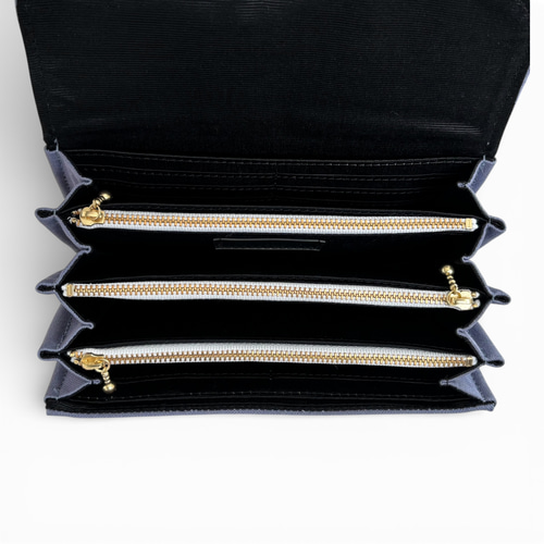 改良型】家計やりくり財布/ブルーグレー 長財布 Mimity Handmade 通販