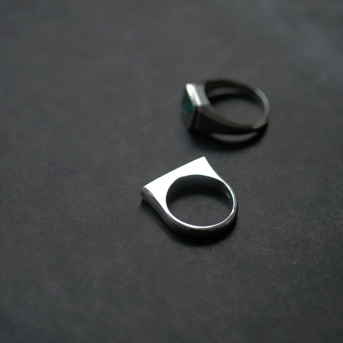 2コset) オパール 銀河 ペア リング シルバー925 指輪・リング（メンズ