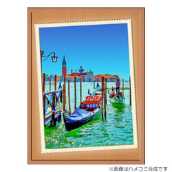 【選べる3枚組ポストカード】イタリア ヴェネツィアのゴンドラ乗り場【作品No.173】 2枚目の画像