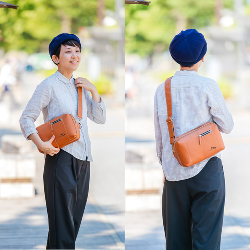russet シェルパ素材 ボディバッグ グレー russet シェルパ素材 ボディバッグ グレー