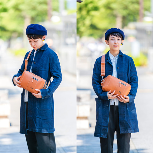 ボディバッグ 本革 タブレットが入る斜めがけバッグ A5/B5サイズ