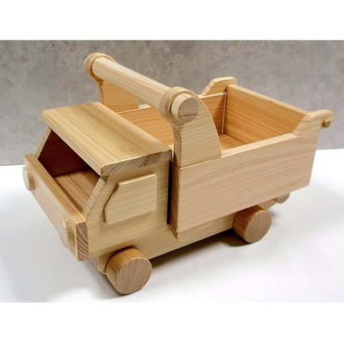 木製 ダンプカー おもちゃ 置物 木 ねじ 玩具 木製 ダンプカー おもちゃ 置物 木 ねじ 玩具 - メルカリ