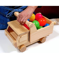 木のおもちゃ・大きなダンプカー / 木製玩具 おもちゃ・人形 ウッド