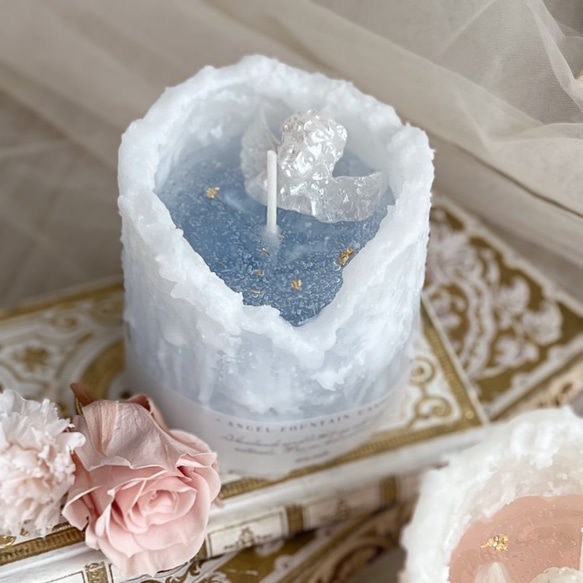 ♥エンジェル噴水のキャンドル♥韓国インテリア　結婚式のウェルカムスペース装飾　誕生日ギフト シャビー ロココ エレガント 5枚目の画像