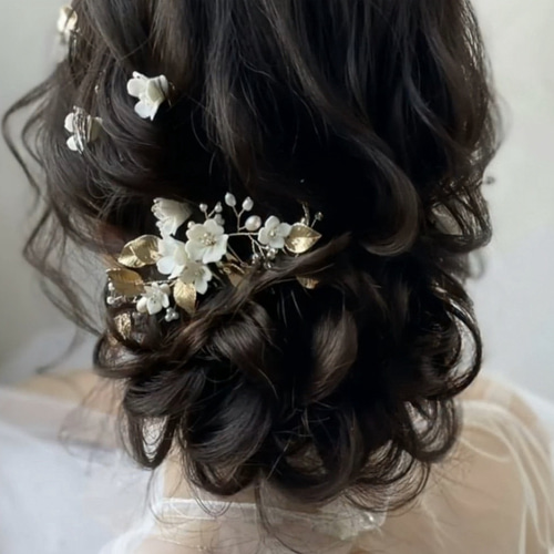 ヘッドドレス 結婚式 花嫁 ヘアアクセサリー ヘッドアクセサリー