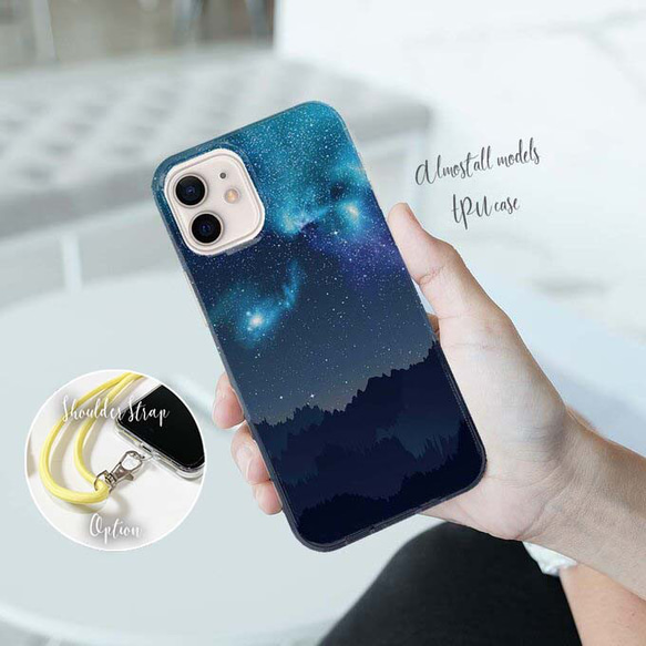 免運費 適用於所有機型☆軟殼 Galaxy night iPhone14/&quot;iPhone14 Plus&quot;/ 第1張的照片