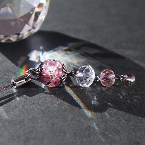 携帯ストラップ ほたる玉 ホタルガラス アクセサリー 琉球 沖縄 お土産