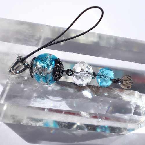 携帯ストラップ ほたる玉 ホタルガラス アクセサリー 琉球 沖縄 お土産