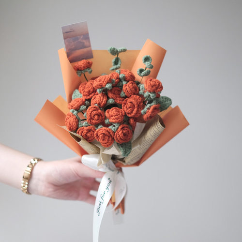 編み物 ブーケ ハンドメイド (かぎ針編み ハンドメイド 編み物 編み物 ブーケ ハンドメイド (かぎ針編み ハンドメイド 編み物