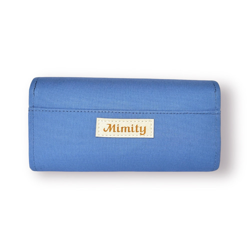 改良型】家計やりくり財布/スカイブルー 長財布 Mimity Handmade 改良型】家計やりくり財布/スカイブルー 長財布 Mimity Handmade