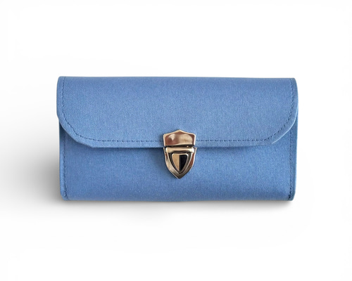 改良型】家計やりくり財布/スカイブルー 長財布 Mimity Handmade 通販