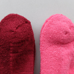 亞麻絨及踝襪（震撼粉色）女款 22-24cm 第5張的照片