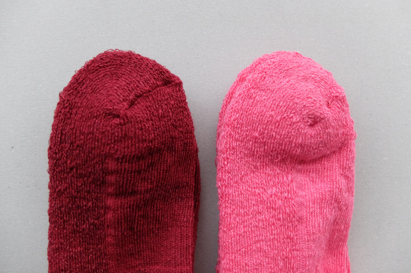 亞麻絨及踝襪（震撼粉色）女款 22-24cm 第5張的照片