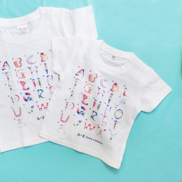 名入れ】ABC DESIGN Tシャツ(80-160) 子供服 3 GA RA SU 通販｜Creema 