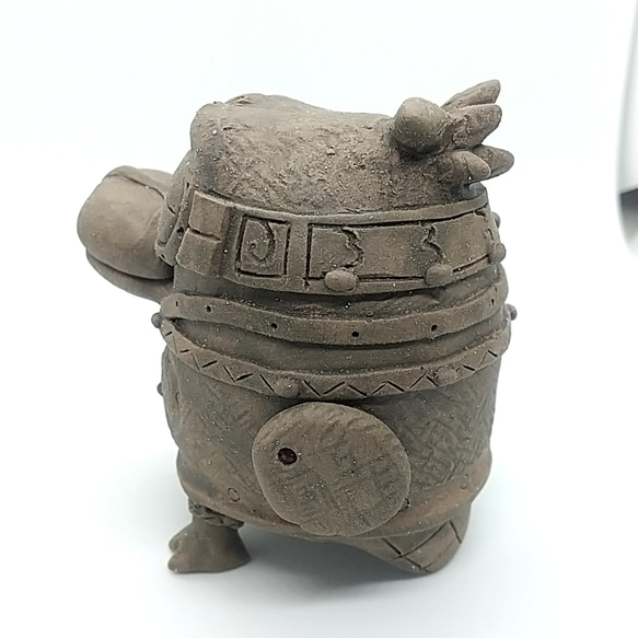 ハシビロコウ土偶(遮光器風味)　ミニ 6枚目の画像