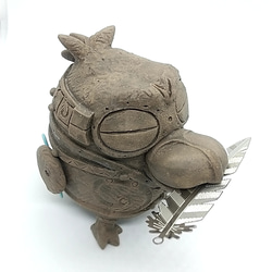 ハシビロコウ土偶(遮光器風味)　ミニ 1枚目の画像