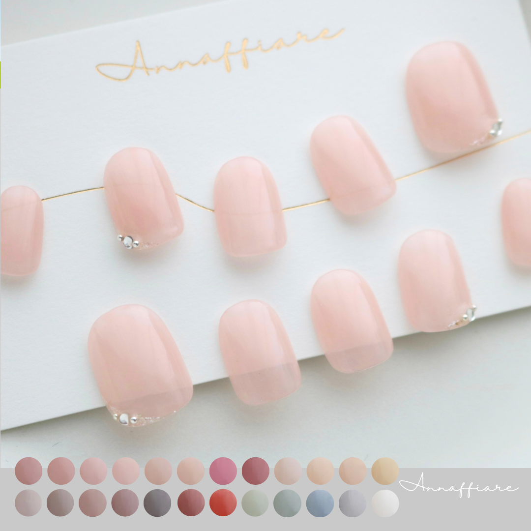 tamu_terページ ネイルチップ 色が選べる♡シンプルなネイルチップ（アート4本） /Annaffiare