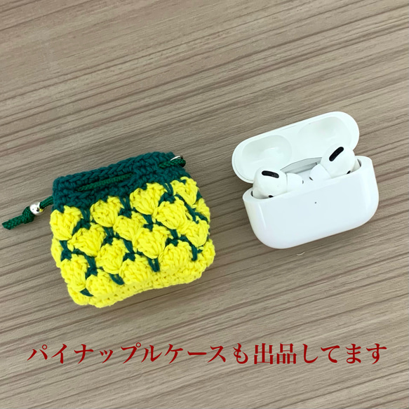 <合計販売数33点>ストロベリー  iphoneのAirPods Proケース　専用ホルダー 8枚目の画像