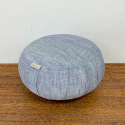 正座用ざぶとん ( ちび坐蒲 ) 会津木綿 【 チョコミント 】 クッション