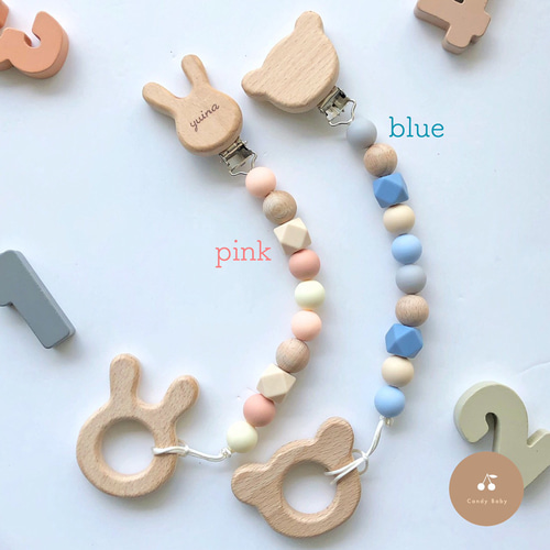 シンプル歯固めホルダー☆ おもちゃホルダー マルチホルダー 出産祝い