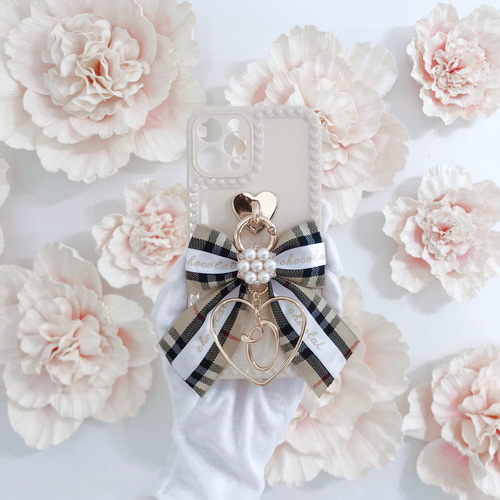 ブルーハート♡白リボン♡アクセサリーケース♡♡No.1945 ブルーハート