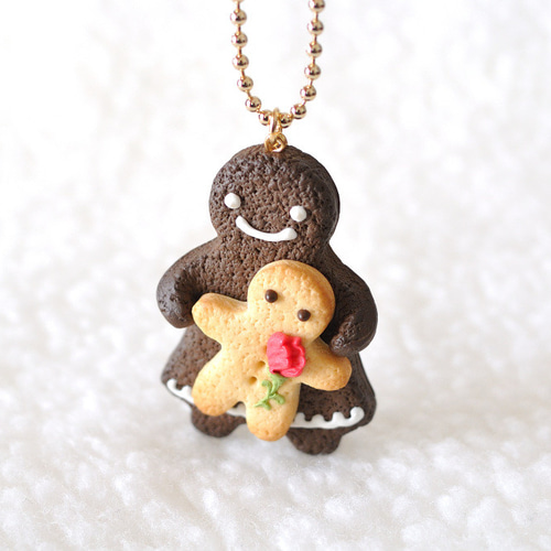 クッキーガールwithジンジャーマン【ボールチェーンチャーム】 バッグ