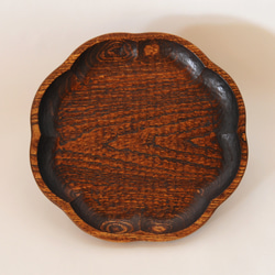 伝統工芸・輪島塗 「万寿盆」 黒 上塗無地 【1】 お盆・トレイ