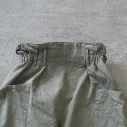 2way 寬工裝褲/卡其/三河紡織斜紋編織 第13張的照片
