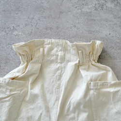 2way 寬工裝褲/本色/Mikawa 紡織斜紋組織 第13張的照片