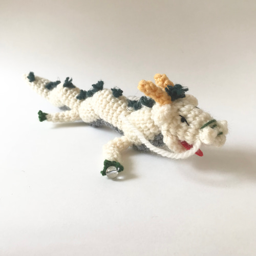 【03KN】あみぐるみ　オーダーメイド　白龍　アートドール　ぬいぐるみ 03KN様専用】あみぐるみ オーダーメイド 白龍 アートドール