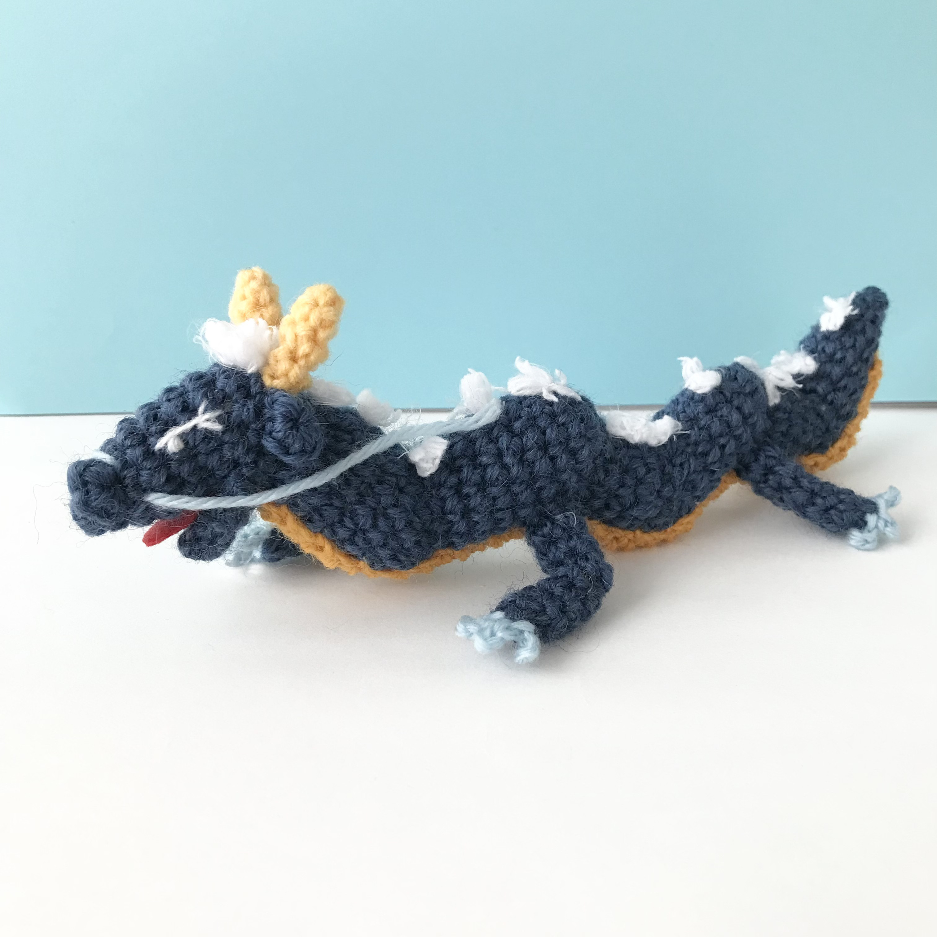 白龍くん（ホワイトドラゴン）♪ あみぐるみ