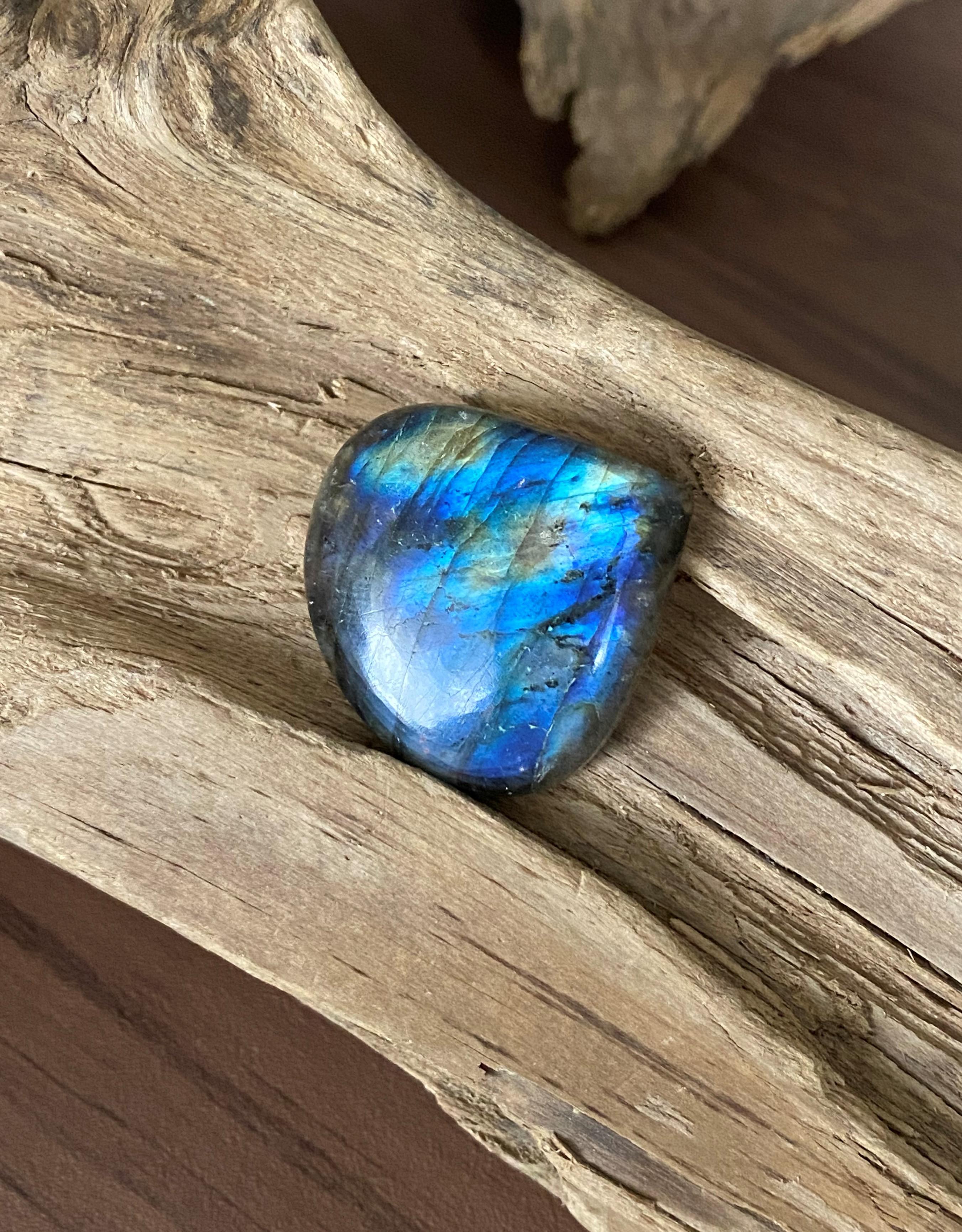 マルチカラー ラブラドライト マロン型 天然石 ルース Labradorite 07