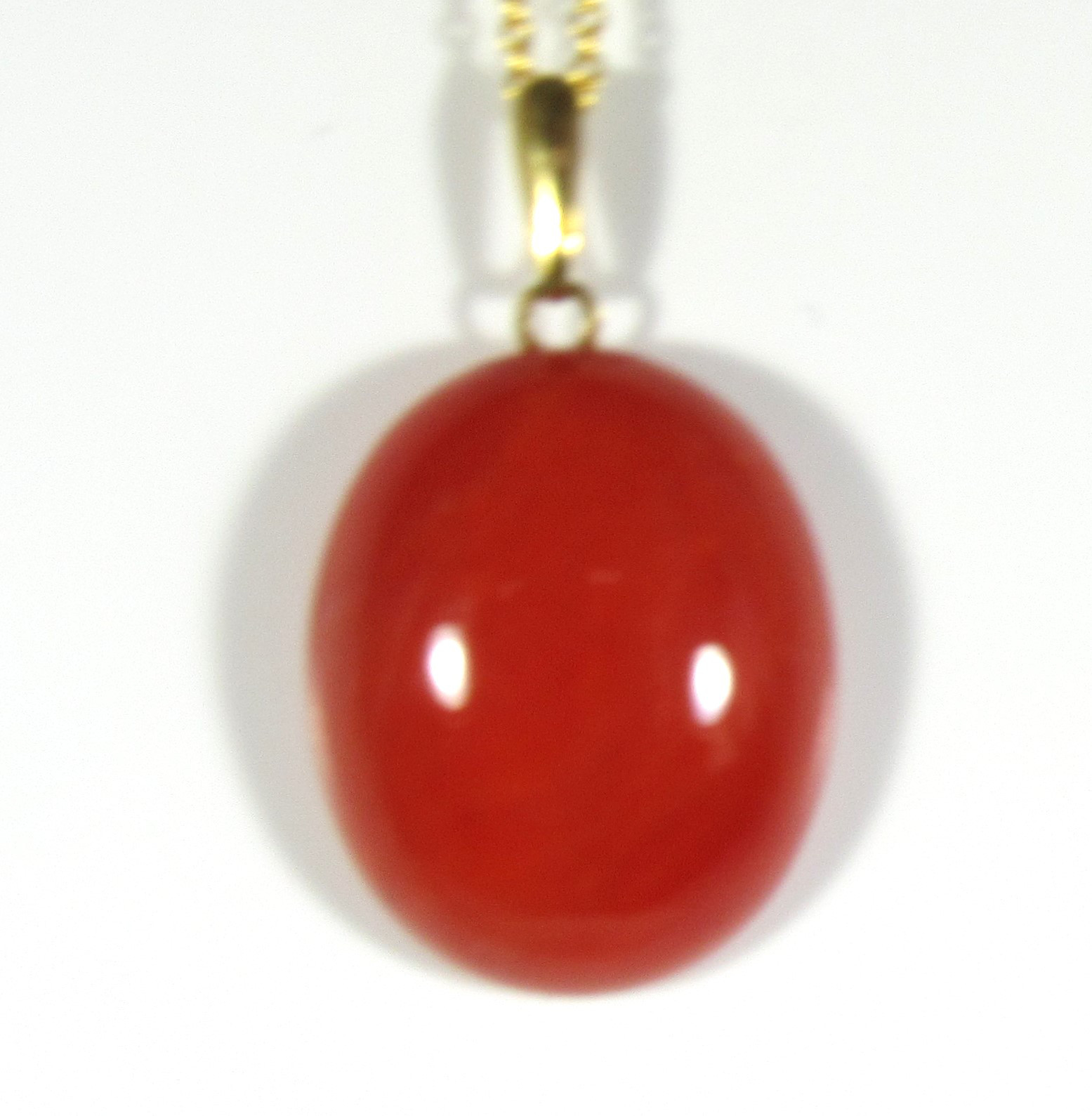 宝石珊瑚　さんご　赤ペンダント　ネックレス　アクセサリ- ・ジュエリ－　cw－0710