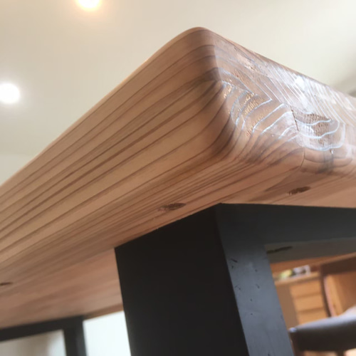 国産杉の無垢材 サイズ・カラーオーダー可能 1500×800×695 カフェ風 