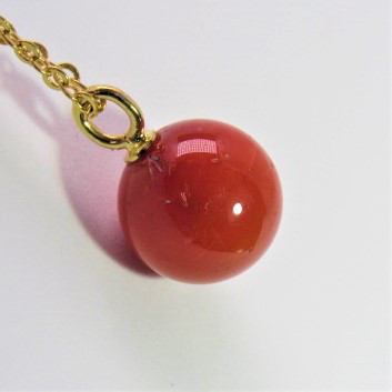 土佐の宝石珊瑚   さんご　ネックレス・ペンダント　アクセサリ－・ジュエリ－　ペンダントトップ　　No－01319