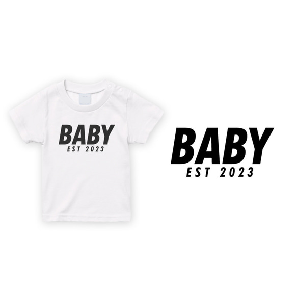 家族Tシャツ 3枚セット マタニティ ウェディングフォトに ファミリーTシャツ DADDY MOMMY BABY F04 4枚目の画像
