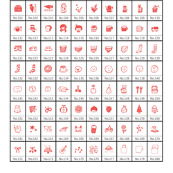 最長交貨時間：3週 [客製化/180種設計可供選擇] 穿透印章 | 無需墨水 | 可快遞 | Brother 姓名印章 第9張的照片