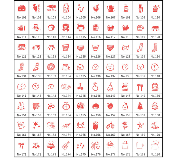 最長交貨時間：3週 [客製化/180種設計可供選擇] 穿透印章 | 無需墨水 | 可快遞 | Brother 姓名印章 第9張的照片